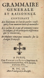 Title page of Porte Royale