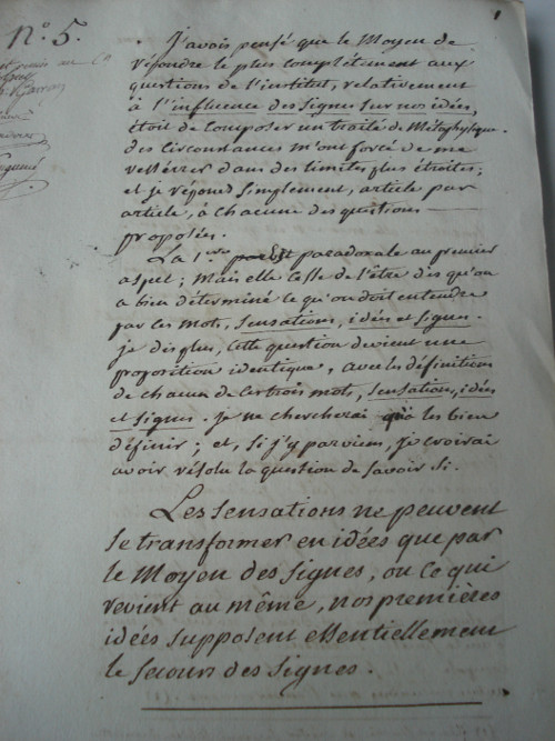 Archivalischer Fundus, Manuskript B2-5 (1799), Seite 1