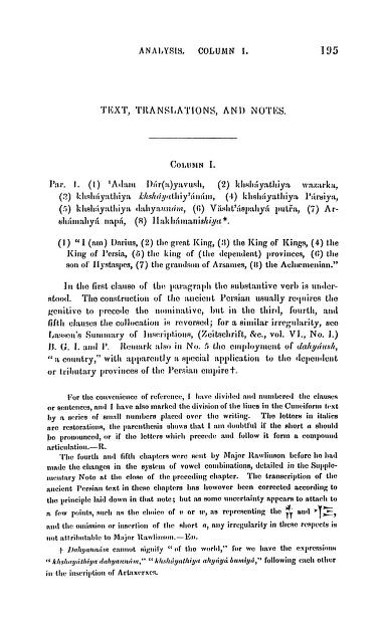 Rawlinson Behistun report p195