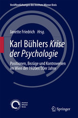 Book cover: Karl Bühlers Krise der Psychologie