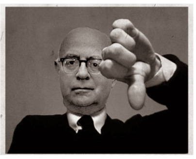 Adorno thumbs down