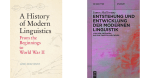 Covers of "A History of Modern Linguistics" and "Entstehung und Entwicklung der modernen Linguistik"